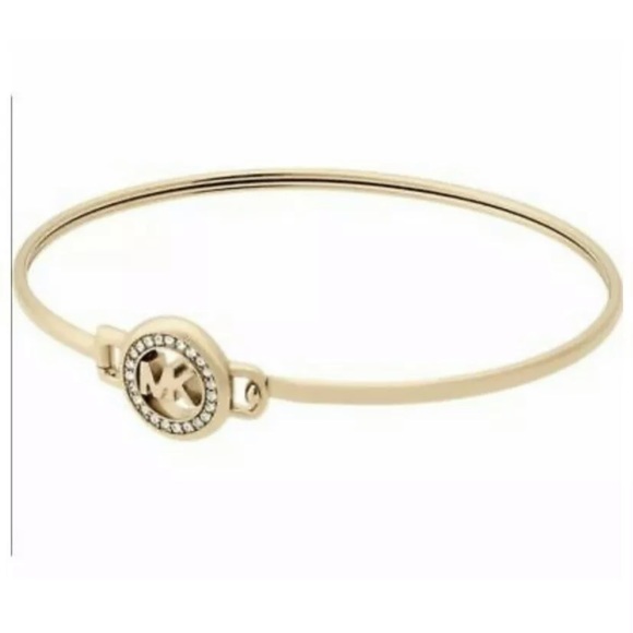MICHAEL KORS Women MK Logo Gold Bracelet - Picture 2 of 4